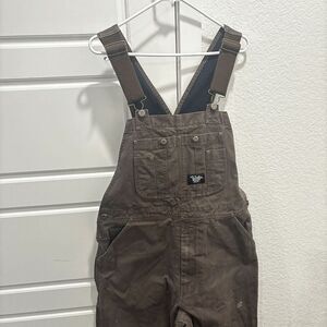 Walls Blizzard Proof Overalls Brown Canvas Sz Medium 36x30 Insulated Distressed